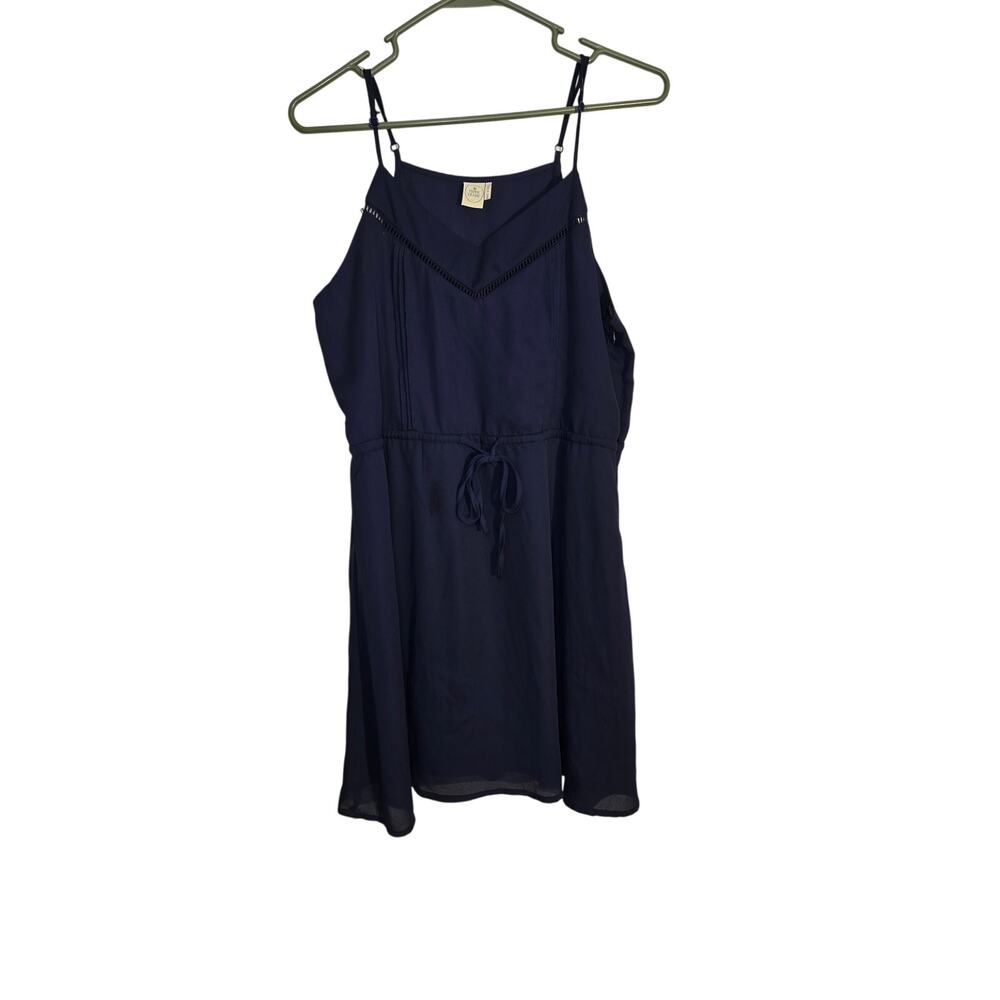 Paper Crane Navy Blue Dress Size L